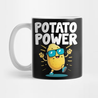 Funny Potato Power Squad Mug